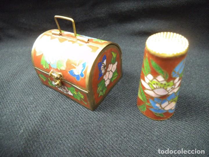 Coleccionismo de dedales: DEDAL - COFRE (esmalte) - Foto 4