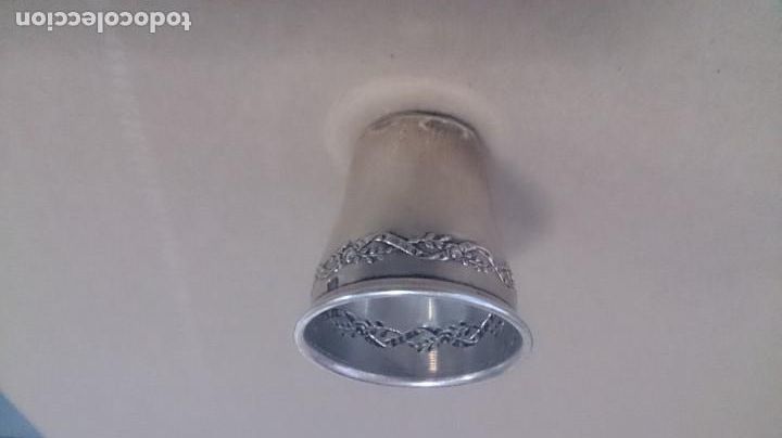 Coleccionismo de dedales: DEDAL DE ( ANUNCIO DE ESCAPARATE) PLATA 925 5x4ctms - Foto 1