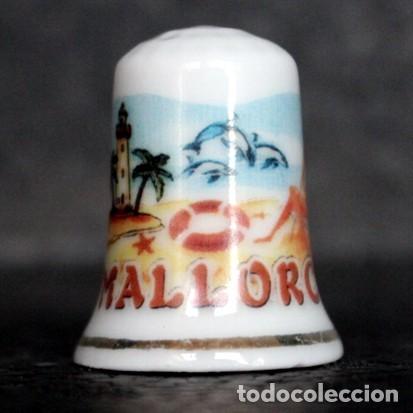 Coleccionismo de dedales: Dedal porcelana - MALLORCA - Foto 1