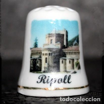 Coleccionismo de dedales: Dedal porcelana - Ripoll - Foto 1