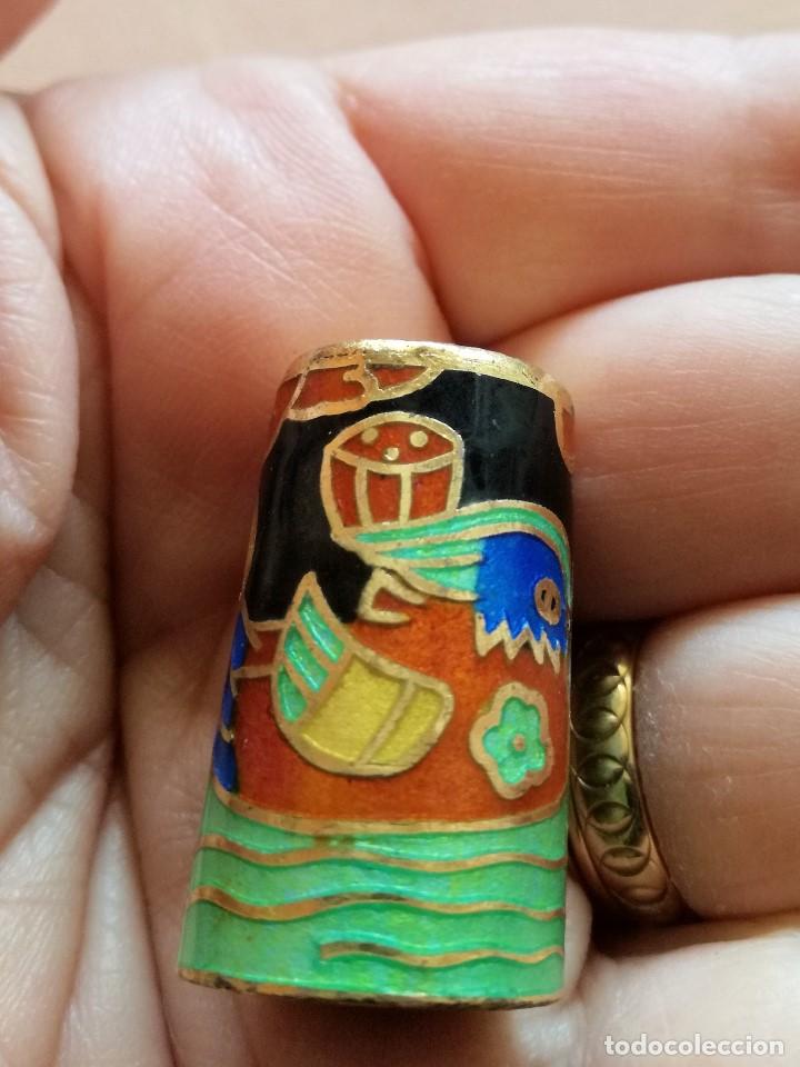 Coleccionismo de dedales: DEDAL DE CLOISONNE DOS PATOS - Foto 2