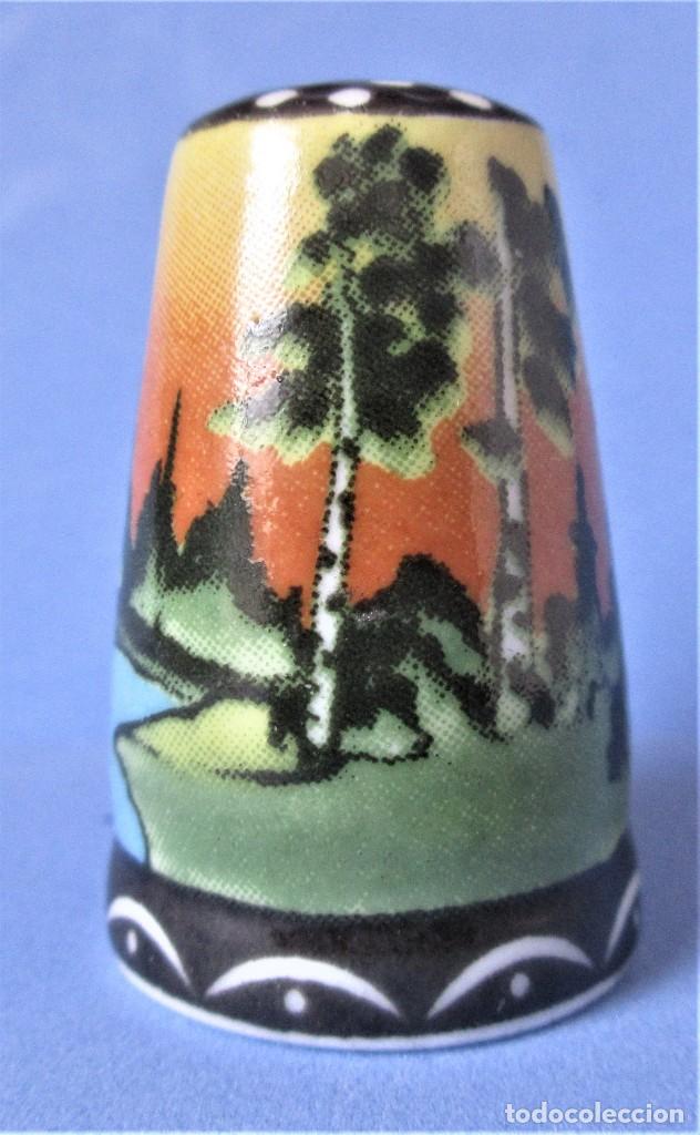 Coleccionismo de dedales: DEDAL DOBLE DE CERAMICA - Foto 2