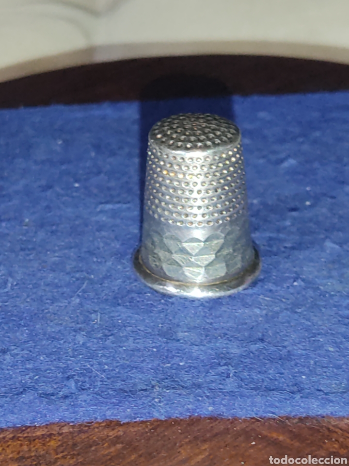 Coleccionismo de dedales: Dedal de plata de la virgen del Pilar. - Foto 3