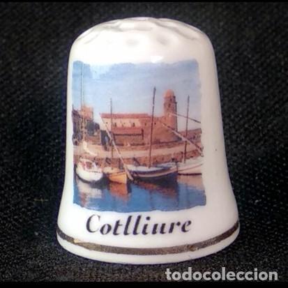Coleccionismo de dedales: Dedal porcelana - Cotlliure - Foto 1