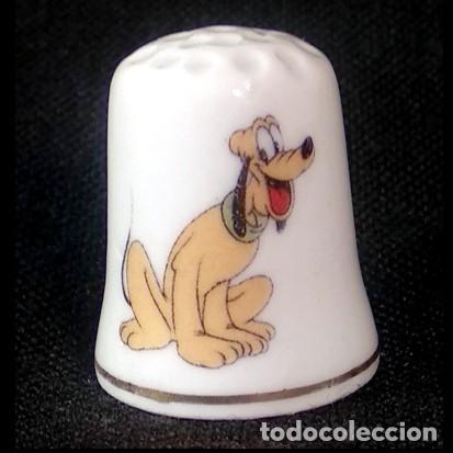 Coleccionismo de dedales: Dedal porcelana - PLUTO (Disney) - Foto 1