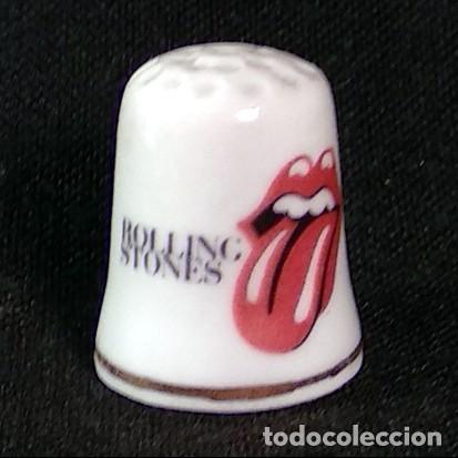 Coleccionismo de dedales: Dedal porcelana - Rolling Stones - Foto 1
