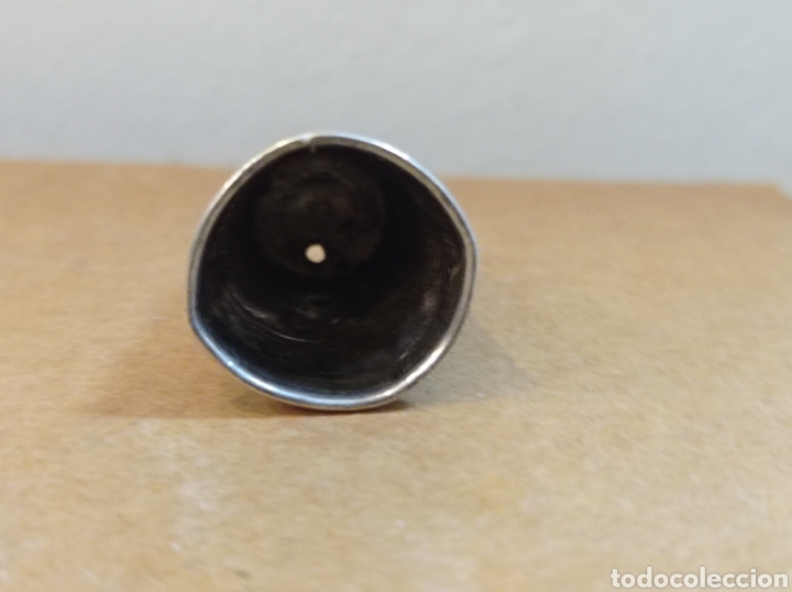 Coleccionismo de dedales: ANTIGUO DEDAL PLATA 800 TALLA 4. - Foto 6