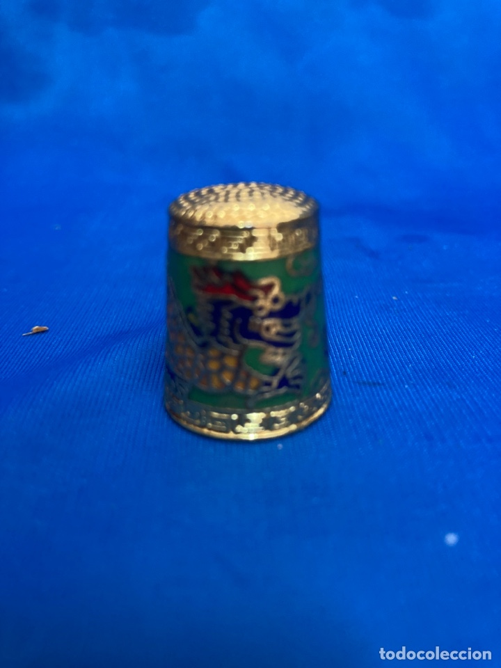 Coleccionismo de dedales: DEDAL ESMALTADO, DE COLECCION - Foto 1