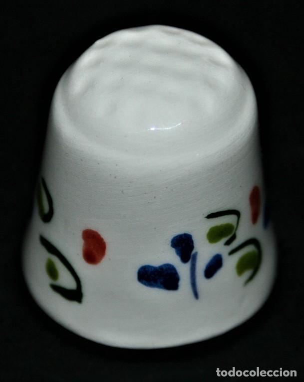 Coleccionismo de dedales: DEDAL DE PORCELANA - TALAVERA - Foto 2