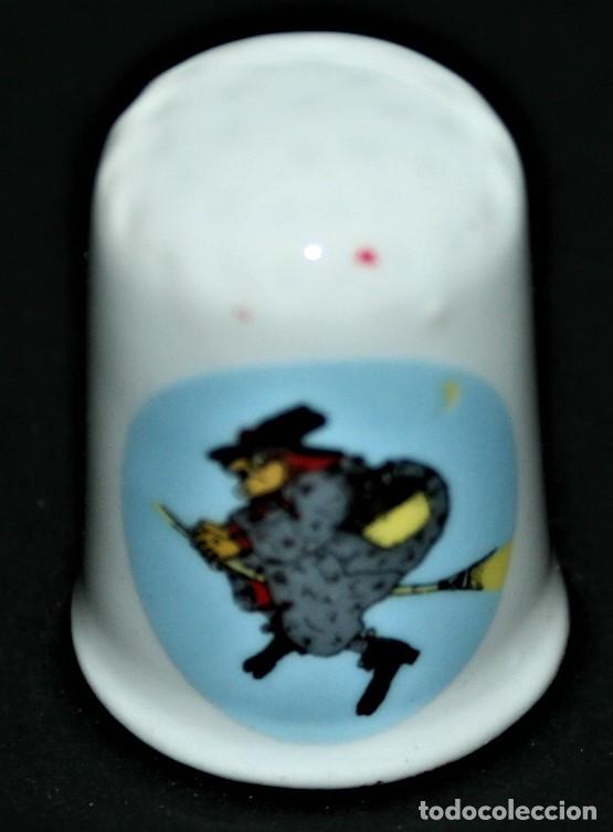 Coleccionismo de dedales: DEDAL DE PORCELANA - QUERALBS - Foto 1