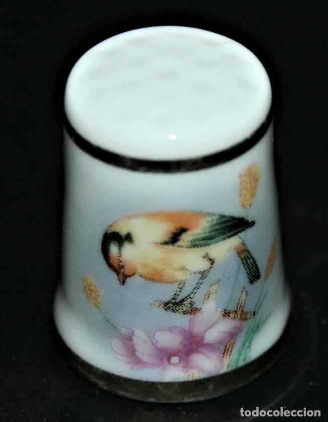 dedal de porcelana con doble banda dorada - mot - Compra venta en  todocoleccion