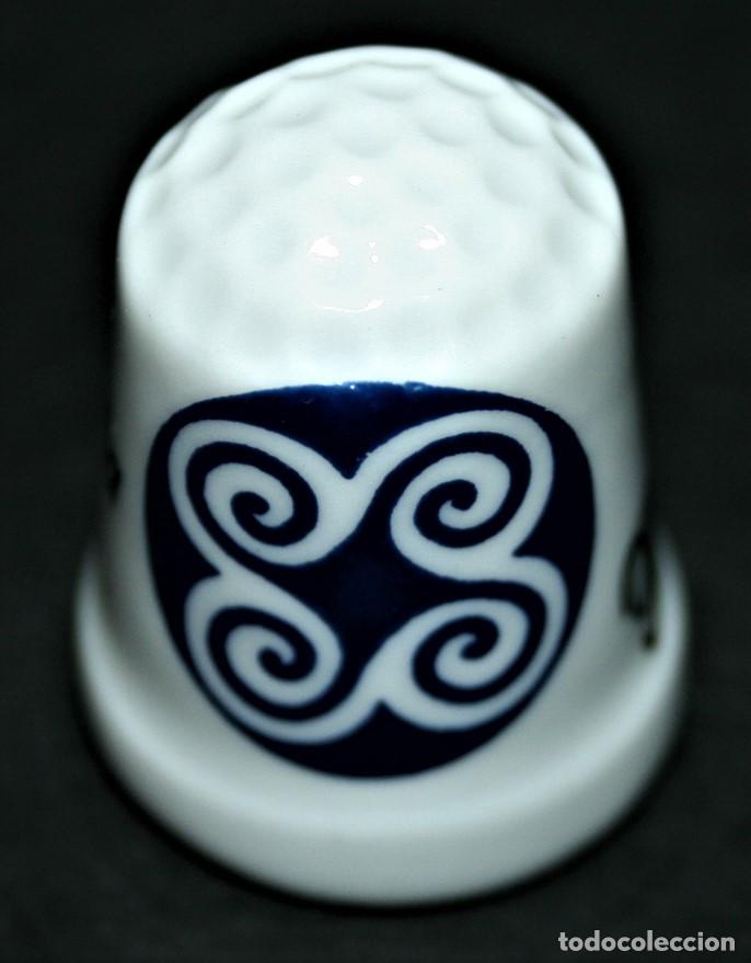 Coleccionismo de dedales: DEDAL DE PORCELANA - RDO. DE LA CORU&Ntilde;A - Foto 1