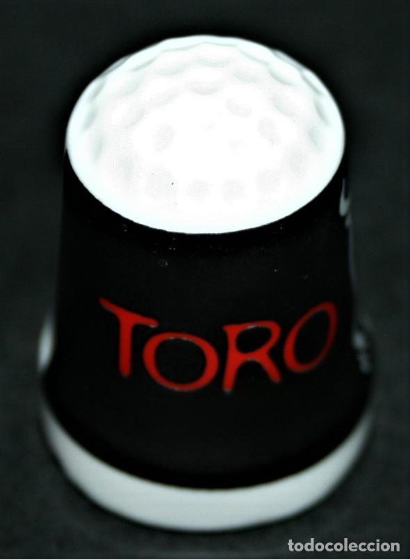 Coleccionismo de dedales: DEDAL DE PORCELANA - TORO - Foto 2