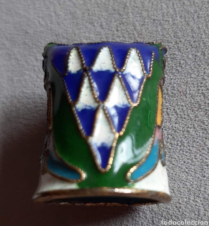 Coleccionismo de dedales: DEDAL ESMALTADO B&Uacute;HO - Foto 2