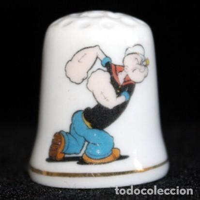 Coleccionismo de dedales: Dedal porcelana - Popeye - Foto 1