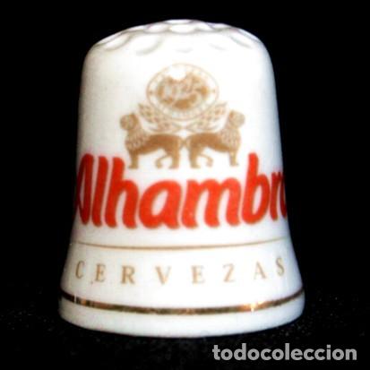 Coleccionismo de dedales: Dedal porcelana - Alhambra - Foto 1
