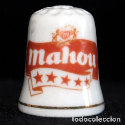 Coleccionismo de dedales: Dedal porcelana - Mahou - Foto 1