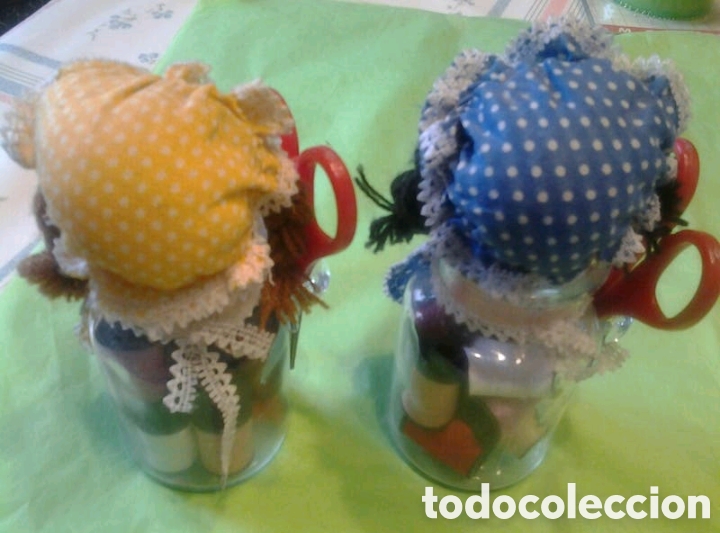 Coleccionismo de dedales: 2 MU&Ntilde;ECAS/COSTURERO x8&euro;-VINTAGE - Foto 2