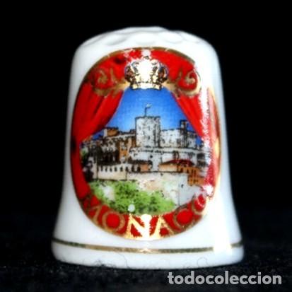 Coleccionismo de dedales: Dedal porcelana - MONACO - Foto 1