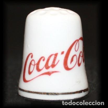 Coleccionismo de dedales: Dedal porcelana - Coca-Cola - Foto 1