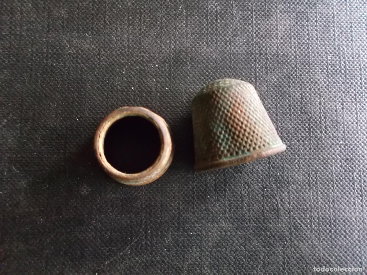 Coleccionismo de dedales: conjunto de 2 dedales mediavales - Foto 5