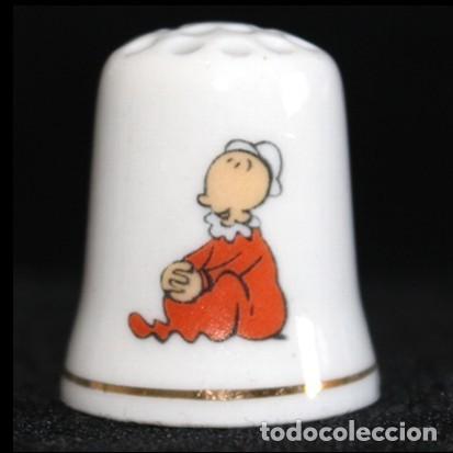 Coleccionismo de dedales: Dedal porcelana - Cocoliso (Popeye) - Foto 1