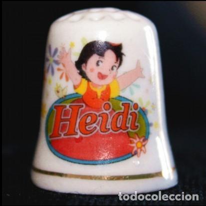 Coleccionismo de dedales: Dedal porcelana - Heidi - Foto 1