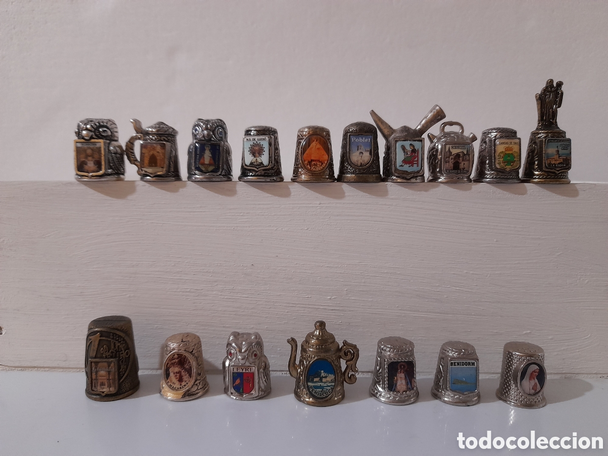 Coleccionismo de dedales: Lote 17 dedale metal. - Foto 1
