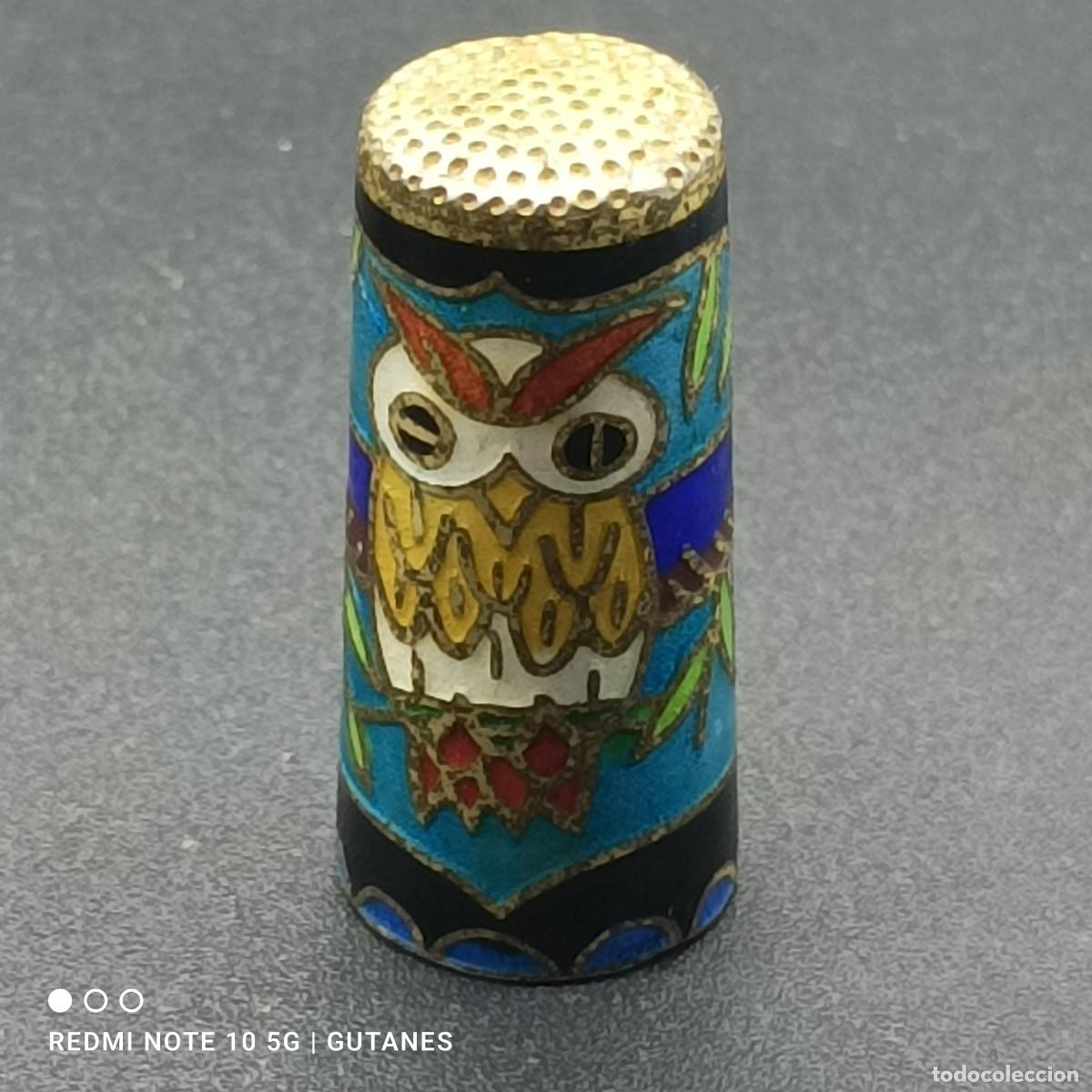 Coleccionismo de dedales: DEDAL DE METAL ESMALTADO - Foto 2