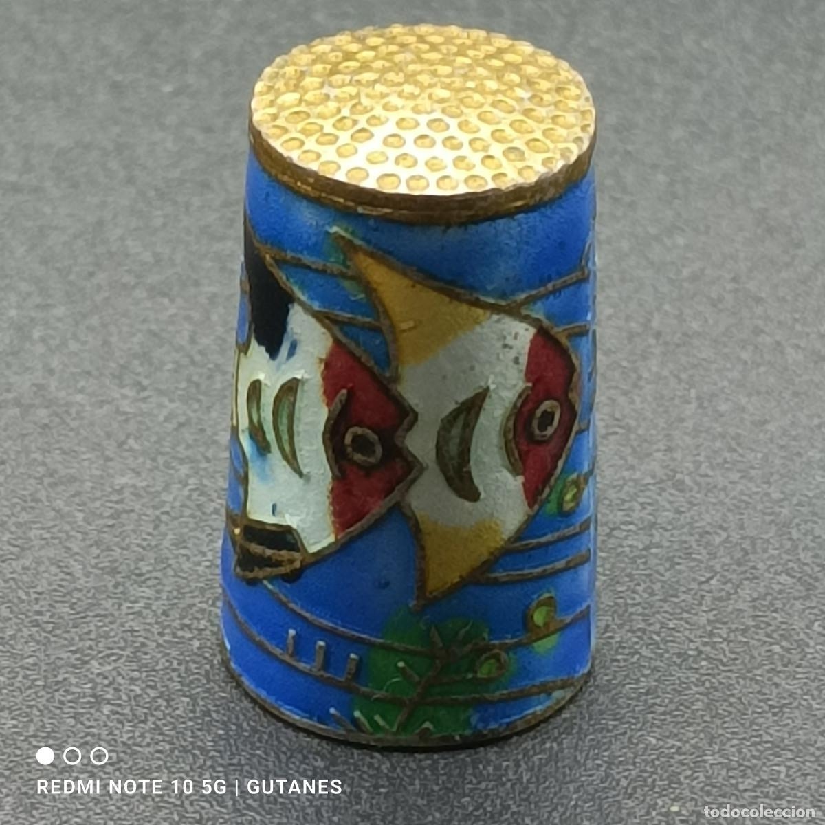 Coleccionismo de dedales: DEDAL DE METAL ESMALTADO - Foto 2