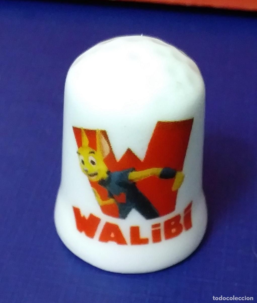 Coleccionismo de dedales: DEDAL DE PORCELANA - WALIBI - Foto 2