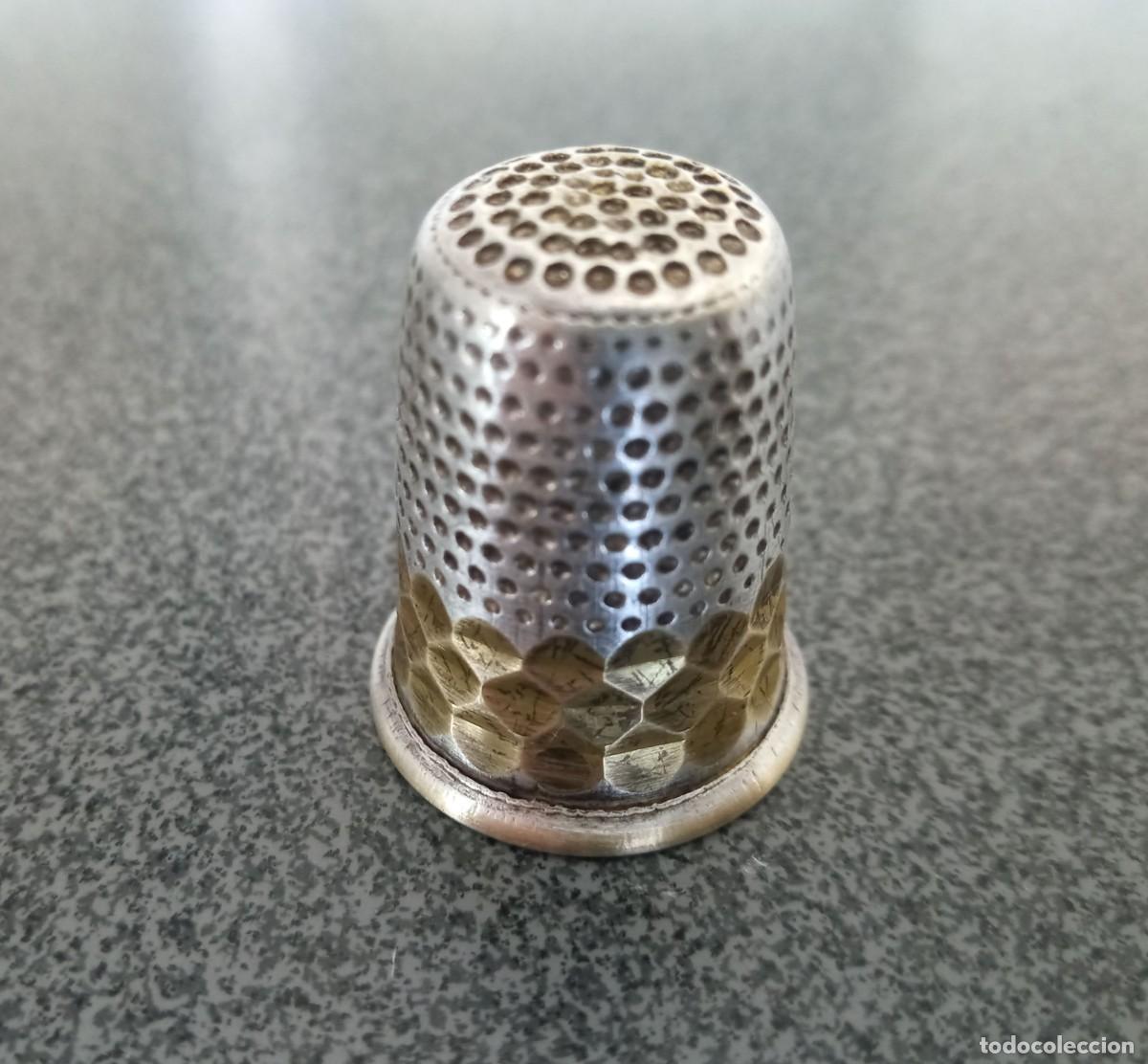 Coleccionismo de dedales: Dedal Virgen de plata - Foto 2