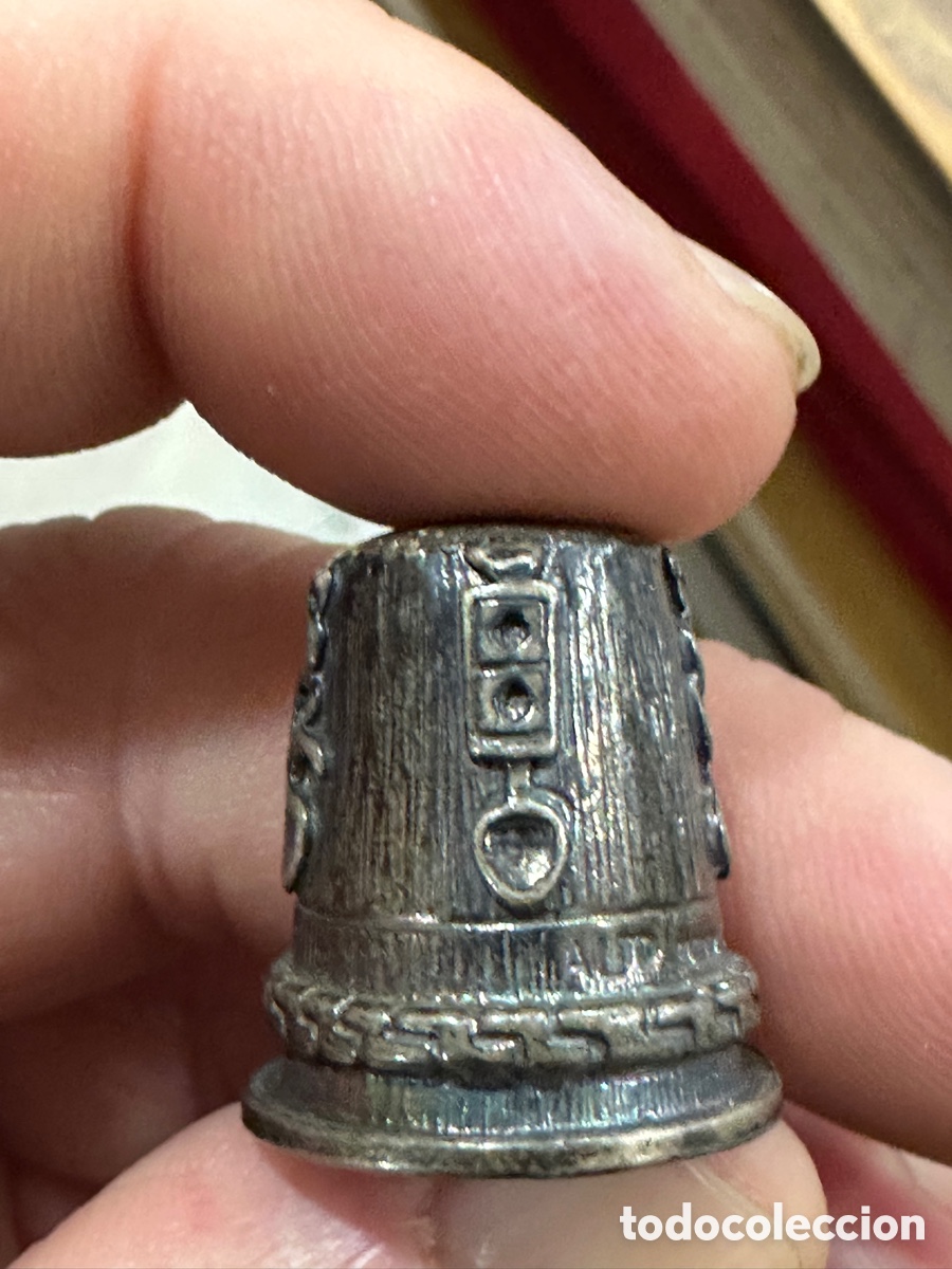 Coleccionismo de dedales: Lote de 2 dedales uno de ellos de plata - Foto 5
