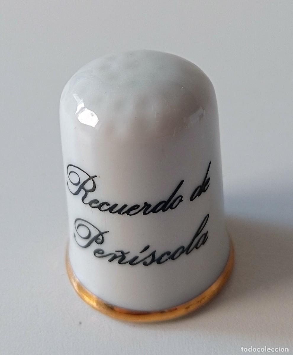 Coleccionismo de dedales: DEDAL RECUERDO DE PE&Ntilde;&Iacute;SCOLA - Foto 2