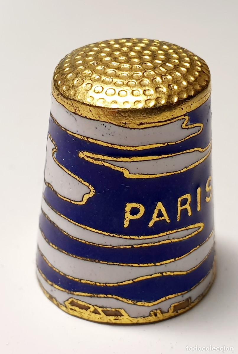 Coleccionismo de dedales: PARIS TORRE EIFFEL *** DEDAL METAL ESMALTADO - Foto 2