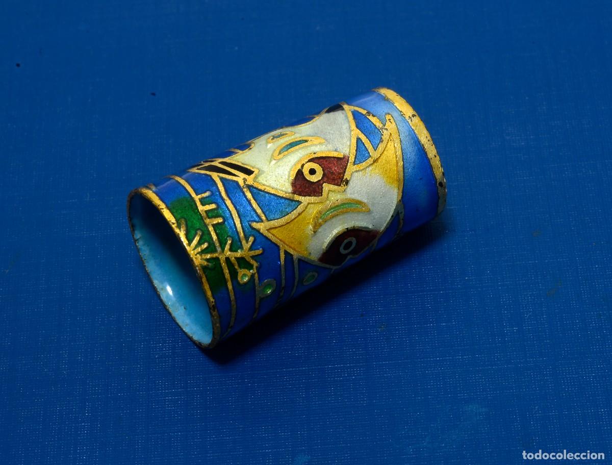 Coleccionismo de dedales: DEDAL CLOISONN&Eacute; PECES - Foto 1