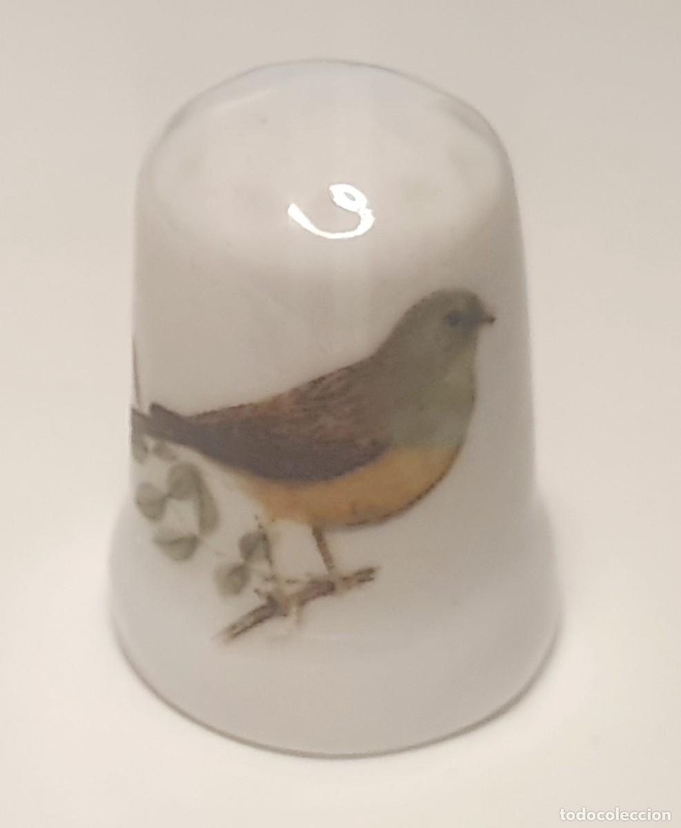 Coleccionismo de dedales: PAJARO *** DEDAL DE PORCELANA - Foto 1