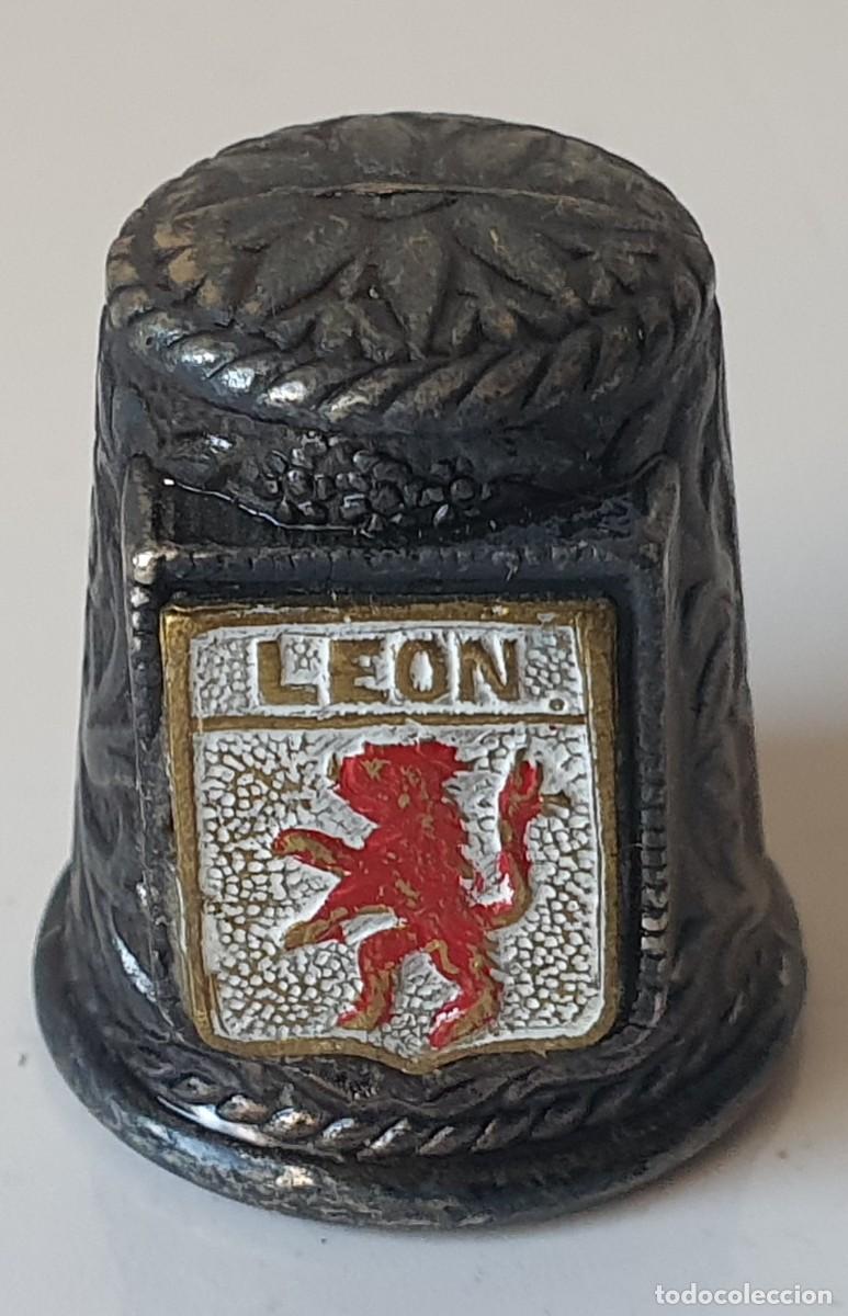 Coleccionismo de dedales: LEON **** DEDAL DE METAL - Foto 1