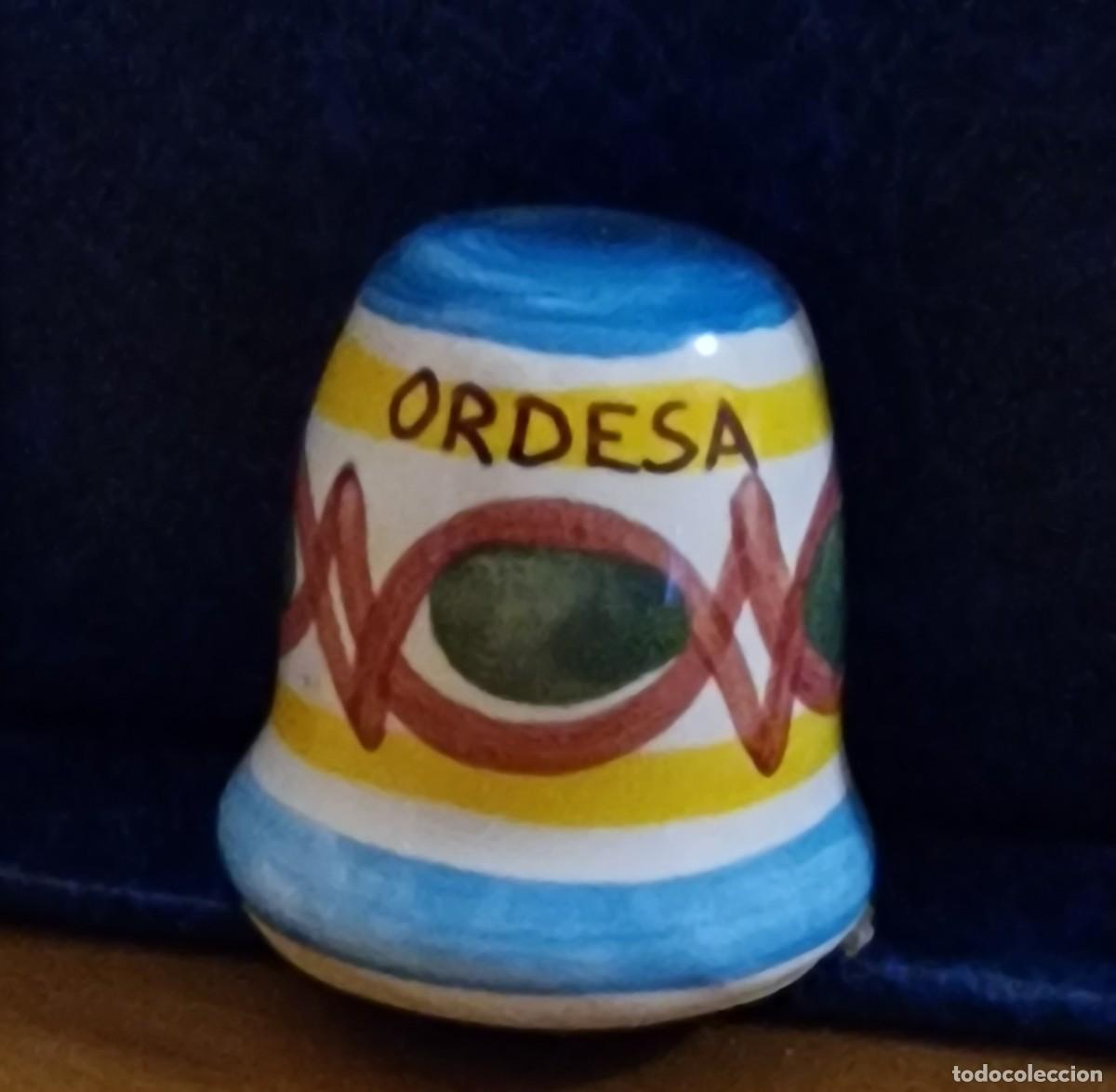 Coleccionismo de dedales: dedal porcelana rdo. Ordesa - Foto 1