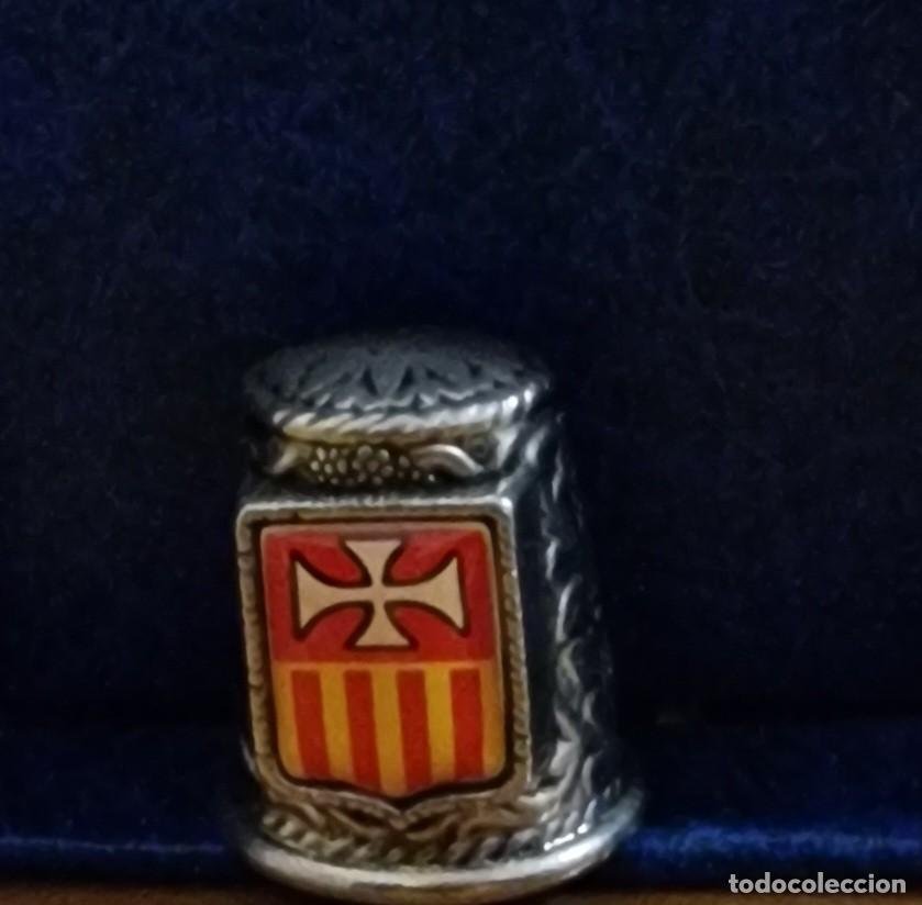 Coleccionismo de dedales: dedal de metal rdo. del Monasterio de Poio - Foto 1