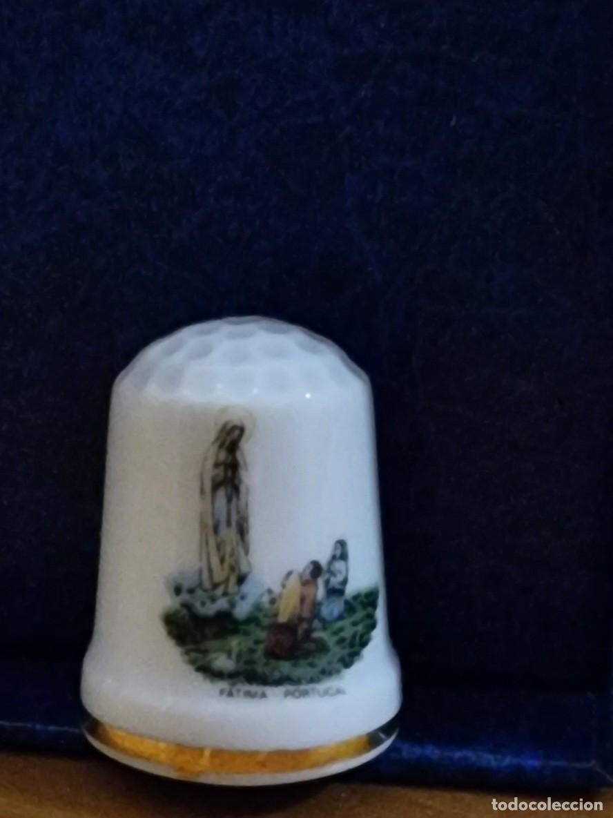 Coleccionismo de dedales: dedal de porcelana rdo. de F&aacute;tima - Foto 1
