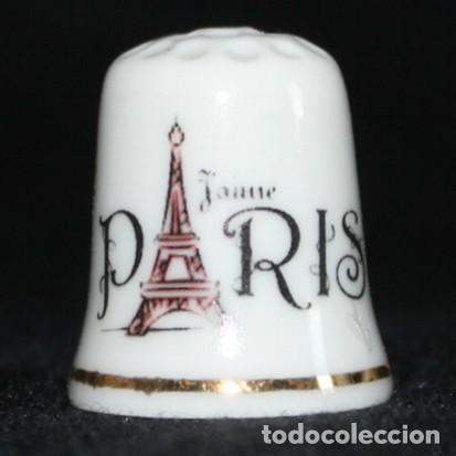 Coleccionismo de dedales: DEDAL PORCELANA - PARIS - Foto 1