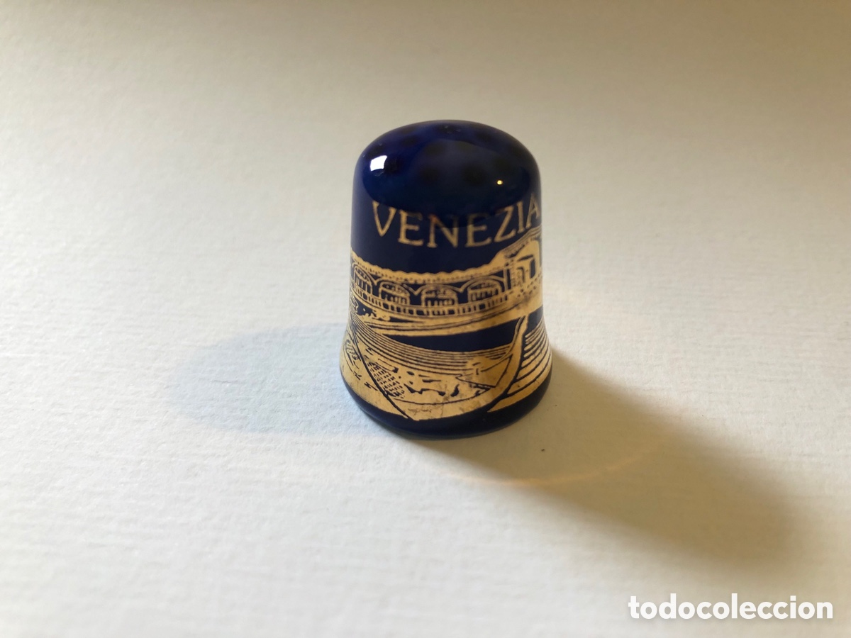 Coleccionismo de dedales: 2 dedales colecci&oacute;n Venecia - Foto 4