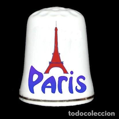 Coleccionismo de dedales: DEDAL PORCELANA - paris - Foto 1