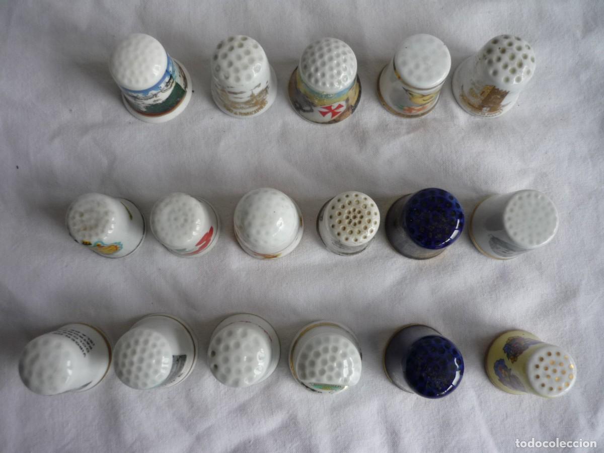 Coleccionismo de dedales: 17 dedales de porcelana - Foto 2