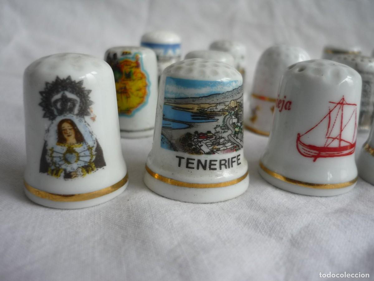 Coleccionismo de dedales: 17 dedales de porcelana - Foto 3