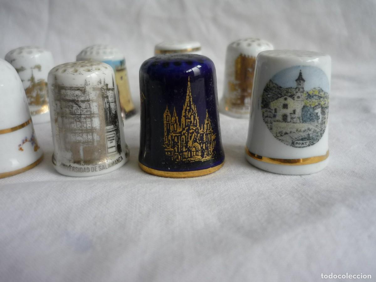 Coleccionismo de dedales: 17 dedales de porcelana - Foto 7