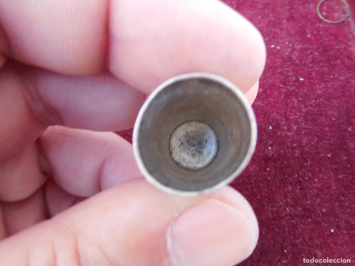Coleccionismo de dedales: Dedal de plata antiguo - Foto 3