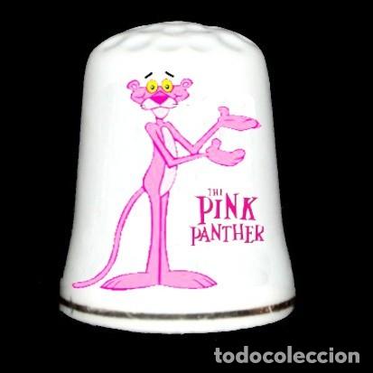 Coleccionismo de dedales: DEDAL PORCELANA - LA PANTERA ROSA - Foto 1