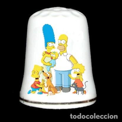 Coleccionismo de dedales: Dedal porcelana - Los Simpson - Foto 1